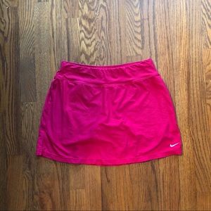 Hot pink tennis skirt Nike
